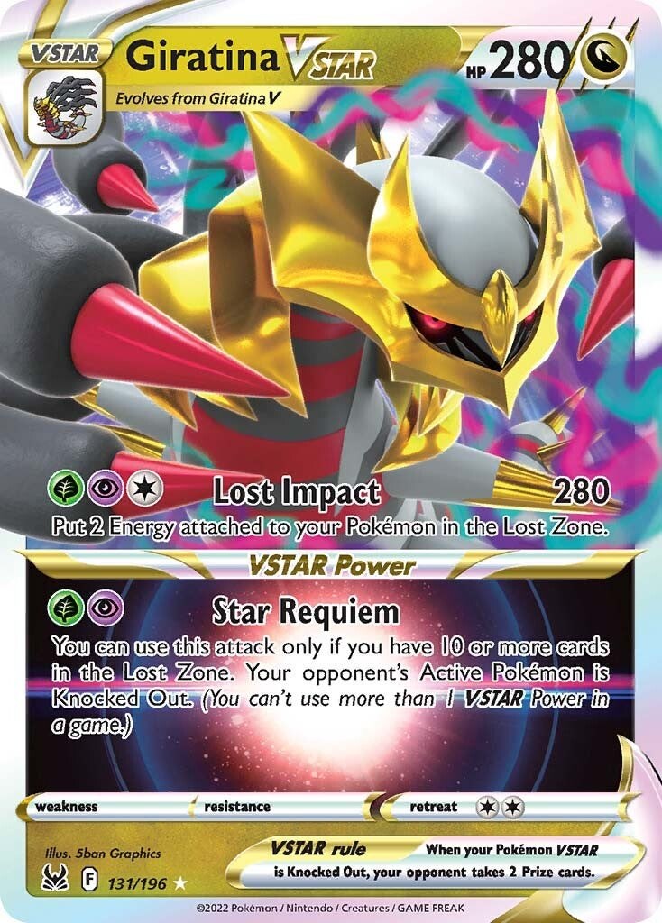 Pokémon - Giratina V SWSH259 Lost Origin - Black Star Promo - Holo Foil  Card : : Toys & Games