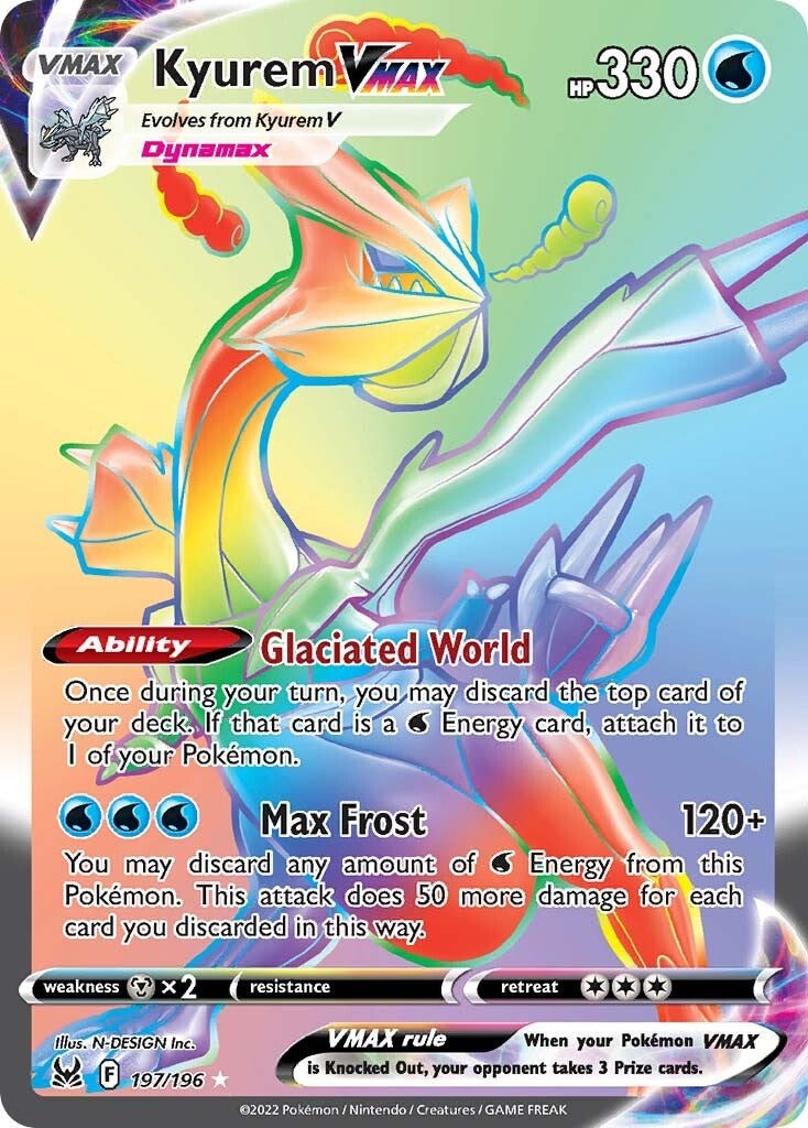 Carta Pokemon Vmax Rainbow