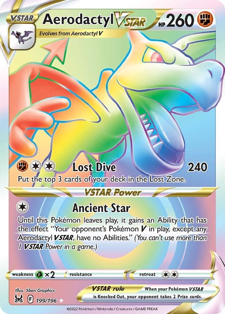 Aerodactyl V (Alternate Full Art) - SWSH11: Lost Origin - Pokemon