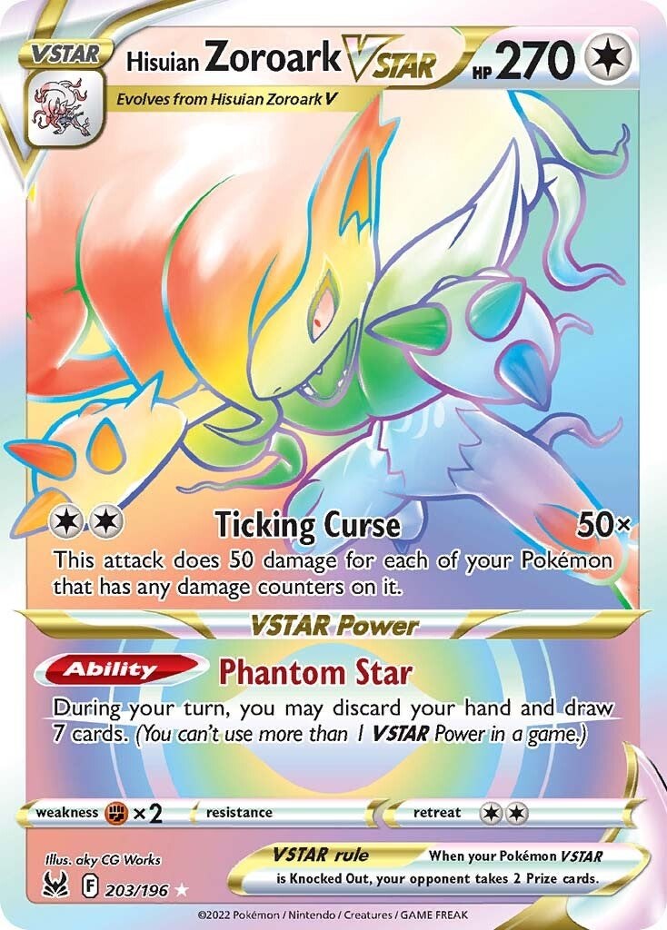 Zoroark de Hisui-V-ASTRO / Hisuian Zoroark-VSTAR (062/071)