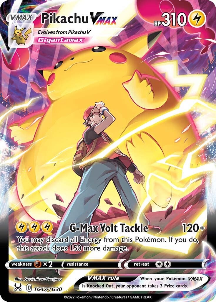 Pikachu Vmax (Full Art) - PSA 9 - Lost Origin – Game Grove