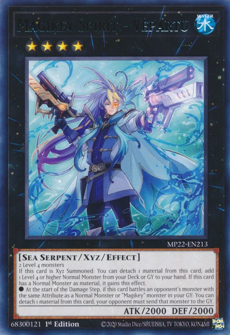 Carta Magikey Spirit - Vepartu - BODE-EN047 - Súper Rara 1ª Edición (Yu-Gi-Oh!)