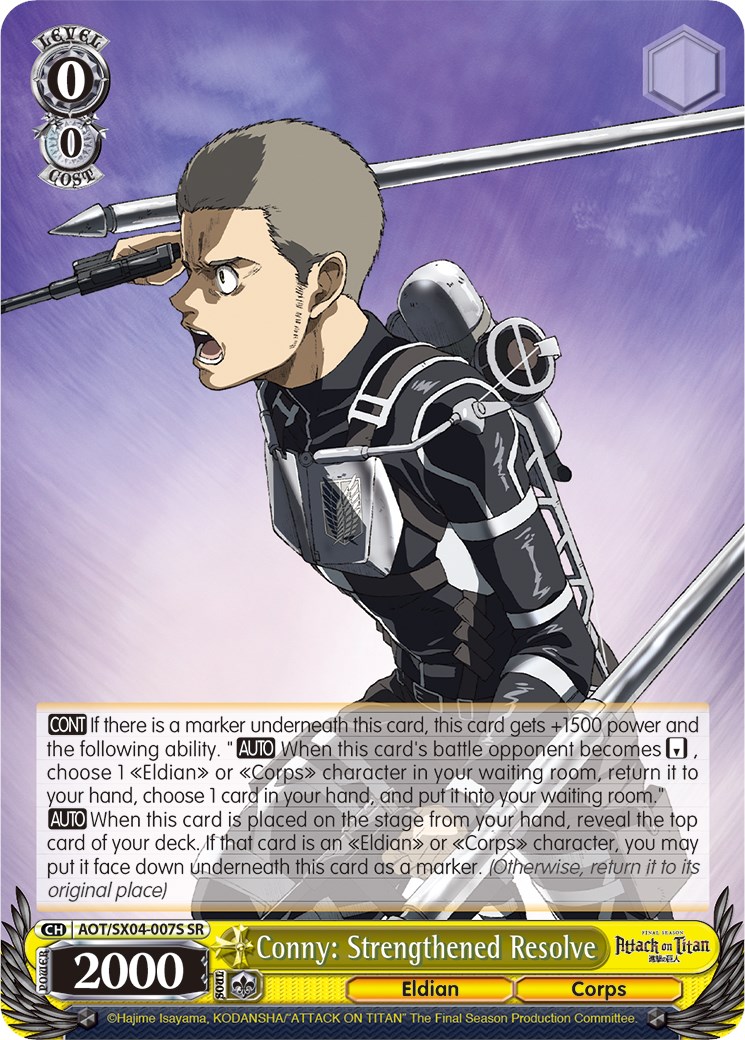 Conny: Strengthened Resolve (SR) - Attack On Titan: Final Season ...