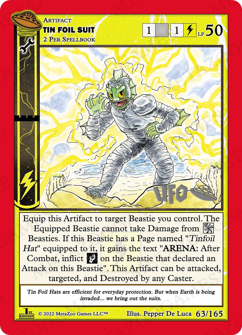 Tin Foil Suit - UFO: First Edition Spoiler Pack - MetaZoo