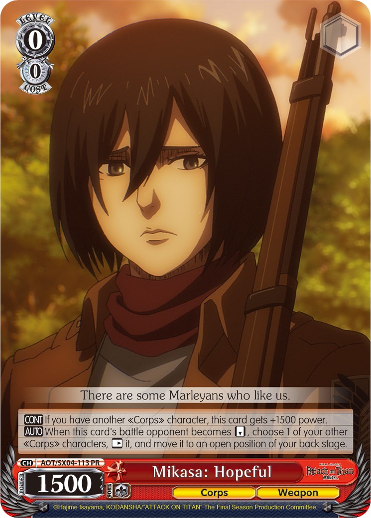 Attack on Titan Gathers Mikasa's Gang in New Promo Art