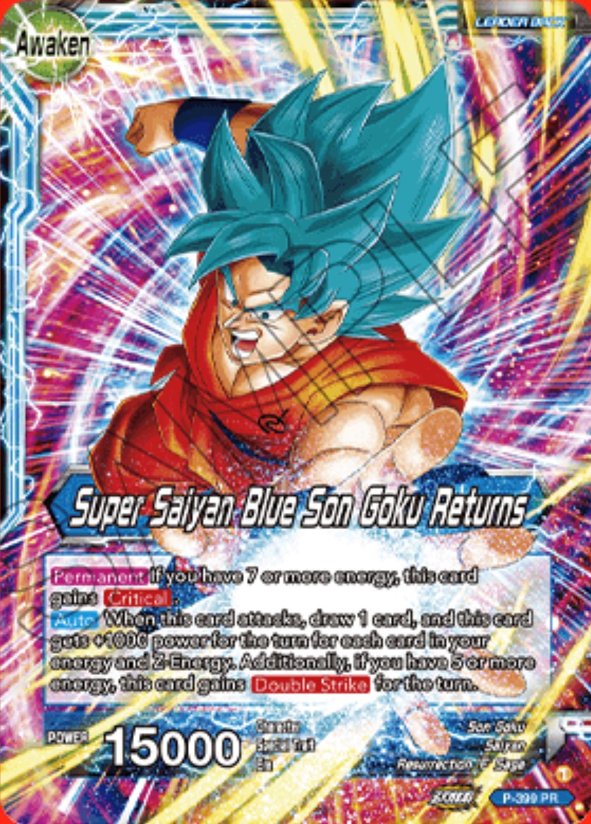 Son Goku // Super Saiyan Blue Son Goku Returns - Promotion Cards - Dragon  Ball Super CCG