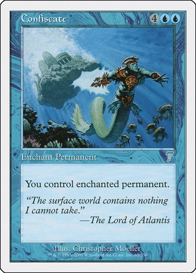 Confiscate - 7th Edition - Magic: The Gathering