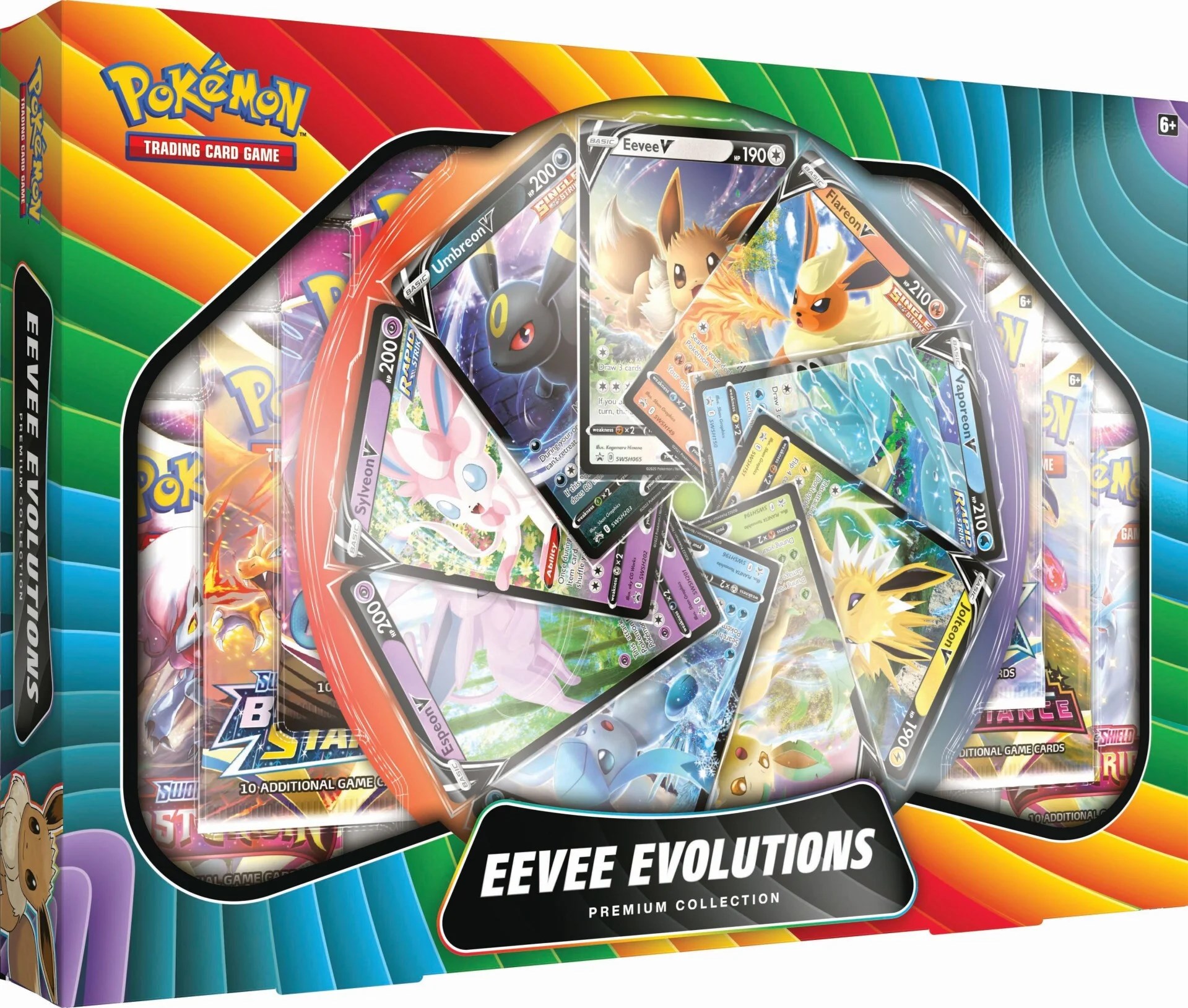 Eevee Evolutions Premium Collection Miscellaneous Cards Products 