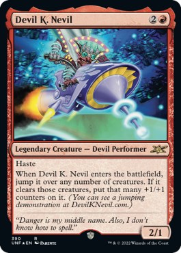 Devil K. Nevil (Galaxy Foil) - Unfinity - Magic: The Gathering