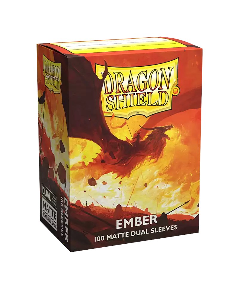 Dragon Shield Dual Matte Standard Sleeves Ember (100Pack) Dragon
