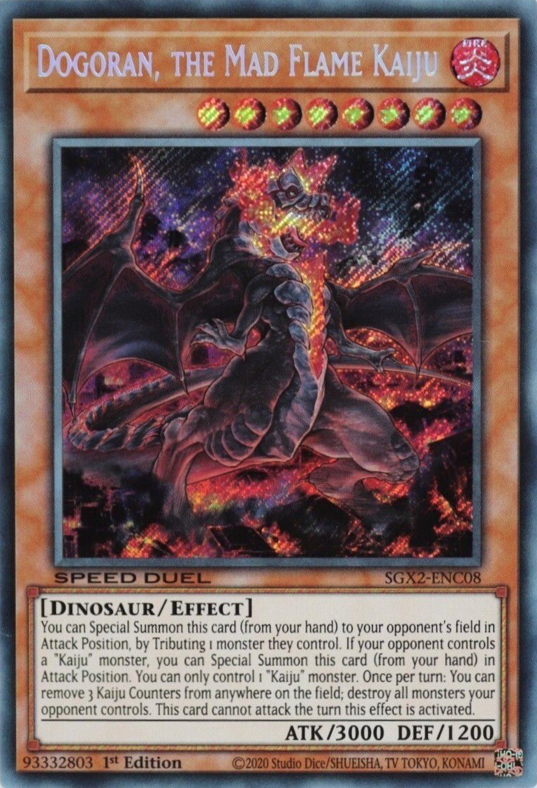 Dogoran, the Mad Flame Kaiju (Secret Rare)