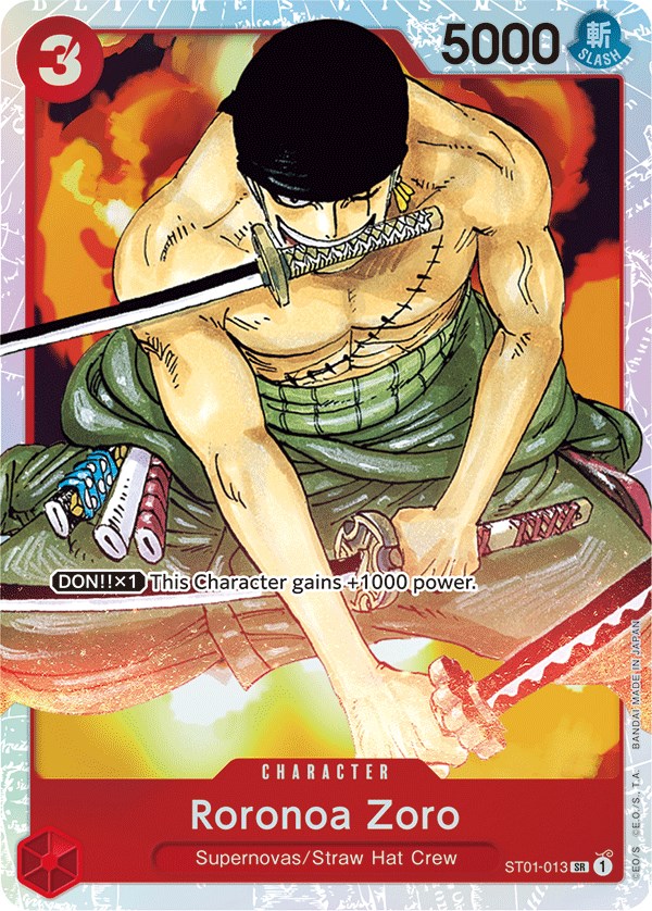 Monkey.D.Luffy (001) - Starter Deck 1: Straw Hat Crew - One Piece Card Game