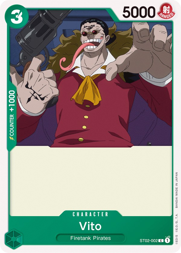 Vito Starter Deck 2 Worst Generation One Piece Card Game