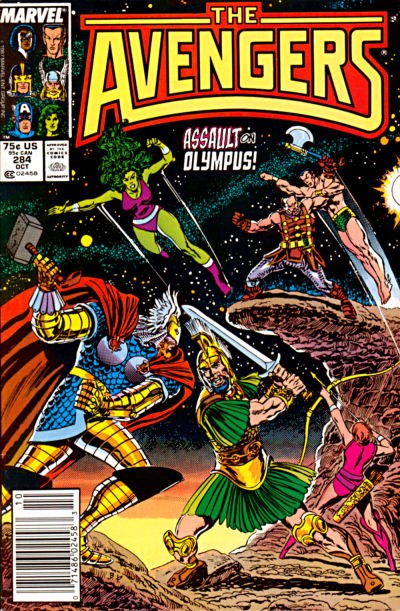 The Avengers #284 (Newsstand) - The Avengers (1963 Series) - Marvel Comics