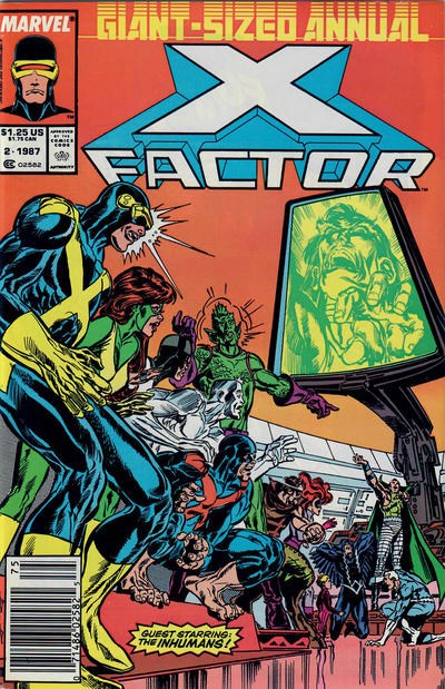 X-Factor Annual #2 (Newsstand) - X-Factor Annual (1986 Series) - Marvel ...