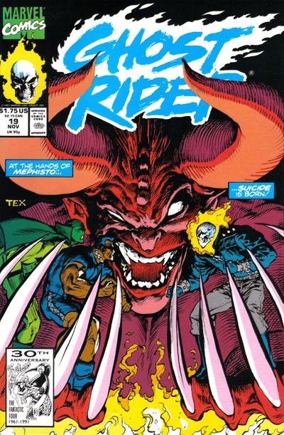 Ghost Rider #19 (Direct) - Ghost Rider (1990 Series) - Marvel Comics