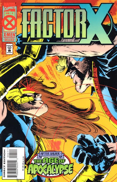 Factor-X #4 (Direct Edition) - Factor-X (1995 Series) - Marvel Comics