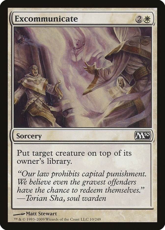 Excommunicate - Magic 2010 (M10) - Magic: The Gathering