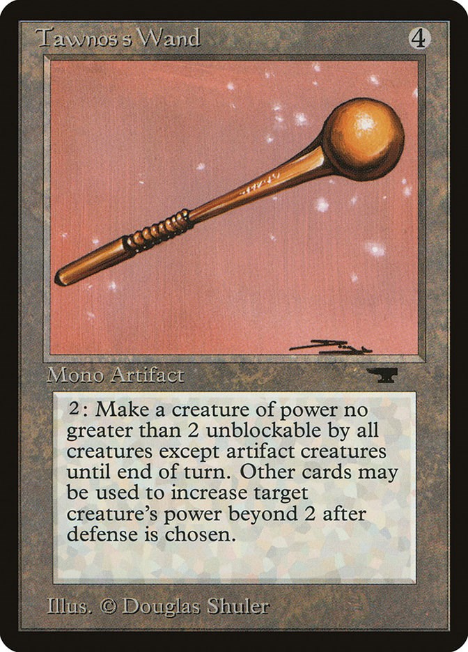 ABUGames s3253 Tawnos's Wand Antiquities NM Uncommon Artist Signed CARD 
