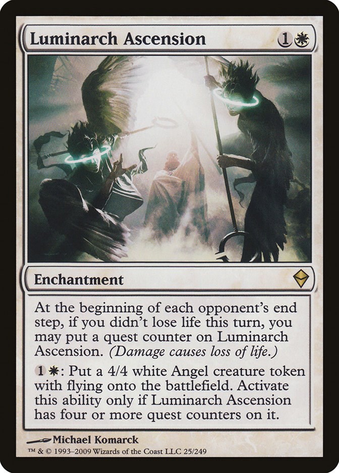 MTG MAGIC THE GATHERING 4/4 White Angel Creature Token MTG Metal Trading Card 