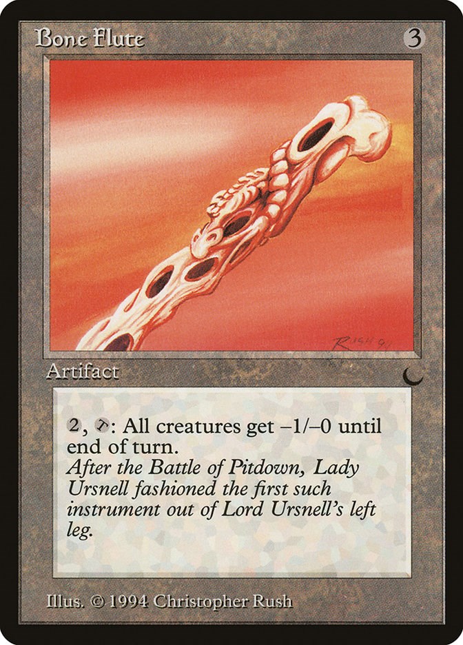 Bone Flute The Dark Magic The Gathering