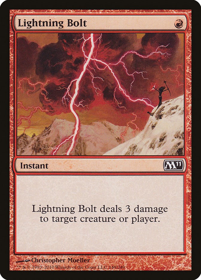 Lightning Bolt - Magic 2011 (M11) - Magic: The Gathering