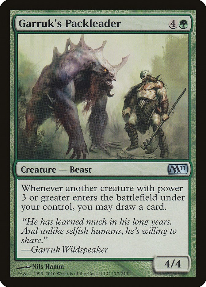 Garruk's Packleader - Magic 2011 (M11) - Magic: The Gathering