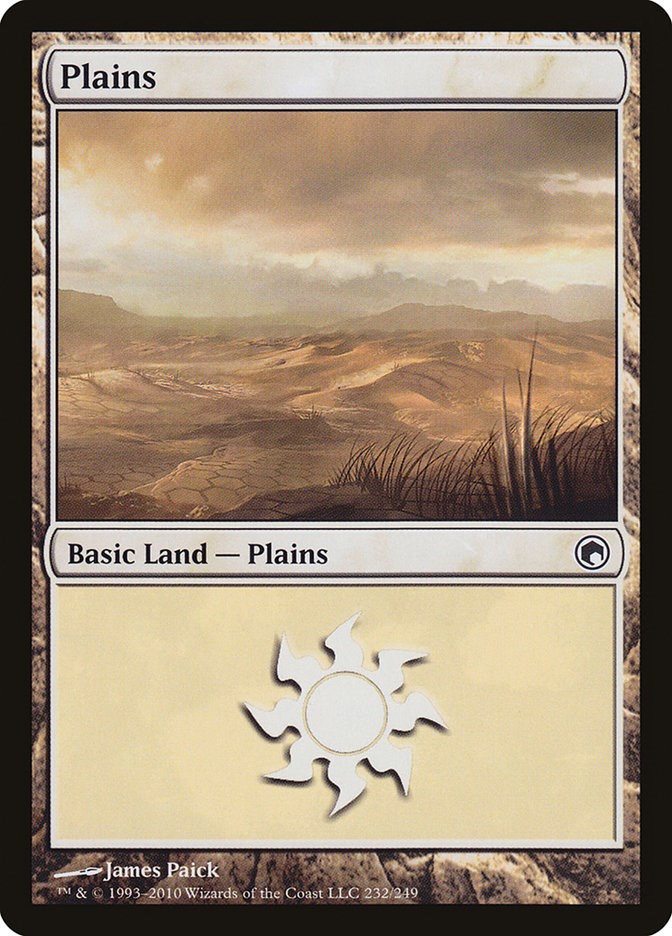 Plains (232) - Scars of Mirrodin - Magic: The Gathering