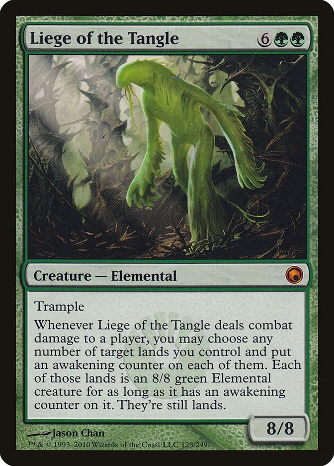 Liege of the Tangle - Scars of Mirrodin - Magic: The Gathering