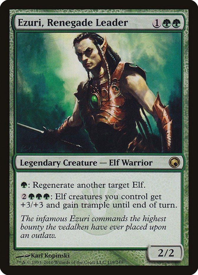 Renegade Leader Scars of Mirrodin LP/NM Single Card Magic The Gathering Details about   Ezuri 