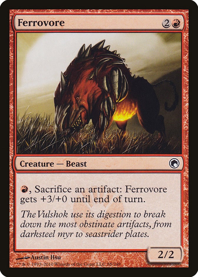 Ferrovore - Scars Of Mirrodin - Magic: The Gathering