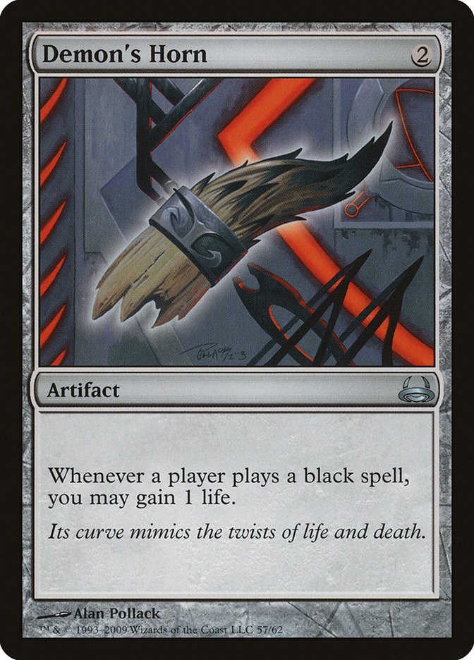 Demon's Horn Duel Decks Divine vs. Demonic Magic The Gathering