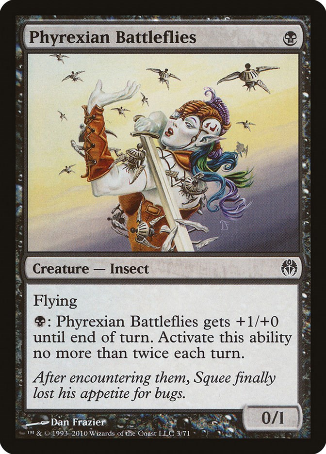 Phyrexian Battleflies Duel Decks Phyrexia vs. the Coalition Magic