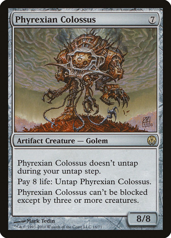 Phyrexian Colossus Duel Decks Phyrexia vs. the Coalition Magic