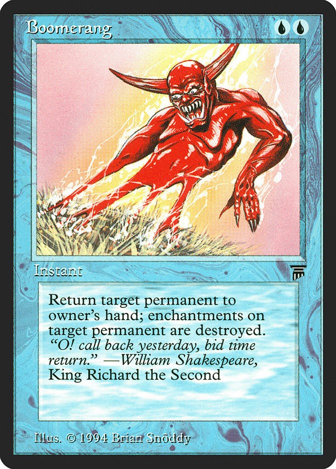 Boomerang - Legends - Magic: The Gathering