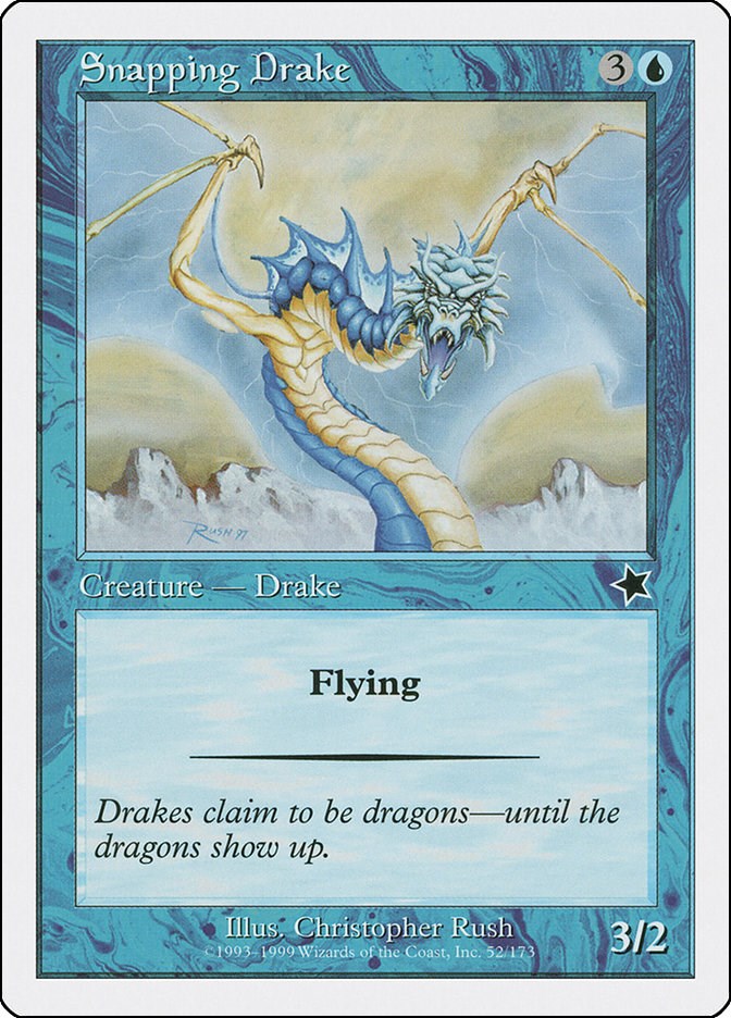 Snapping Drake Starter 1999 Magic The Gathering