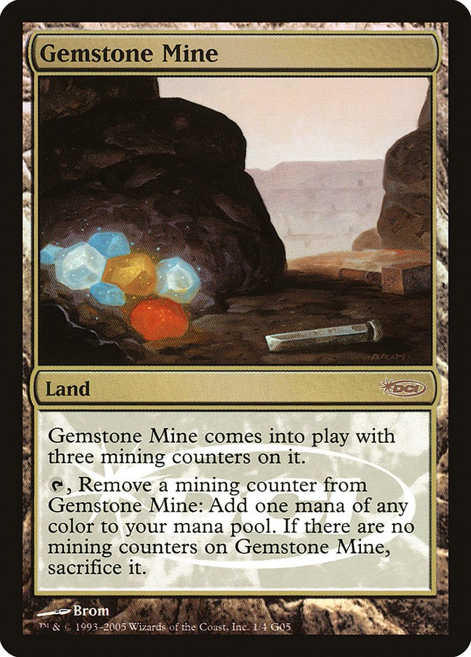 WOTC MtG Judge Promos Gemstone Mine (P) (Foil) EX 海外 即決-