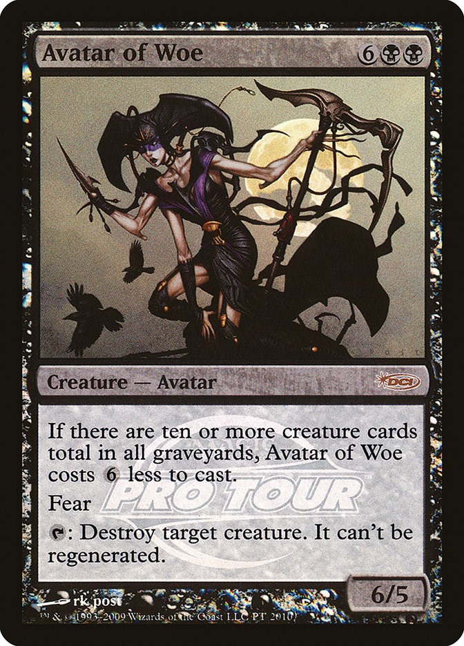 Avatar of Woe Prophecy Gatherer Magic The Gathering