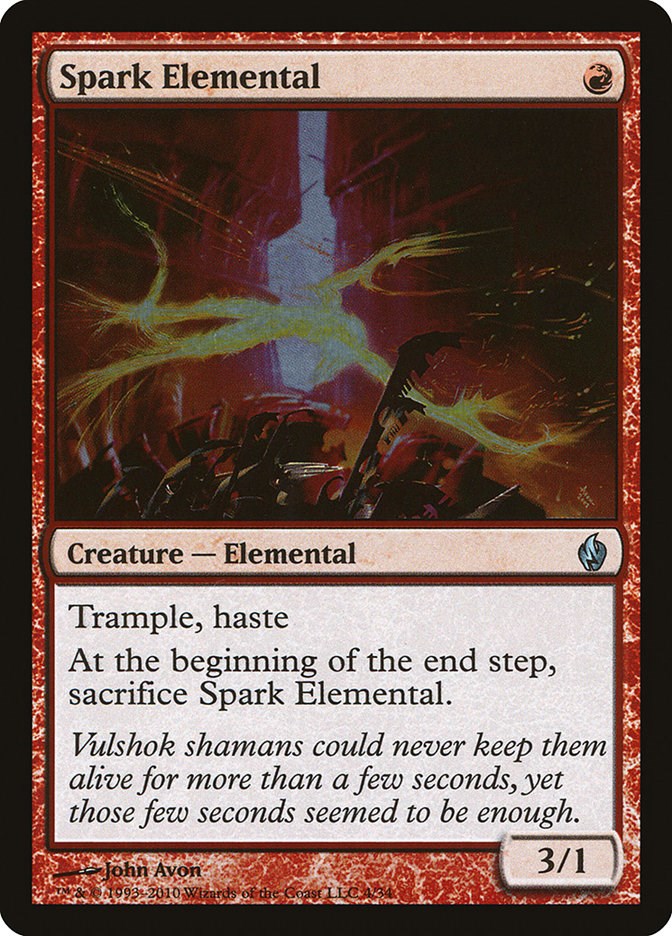 Spark Elemental - Premium Deck Series: Fire and Lightning - Magic: The ...