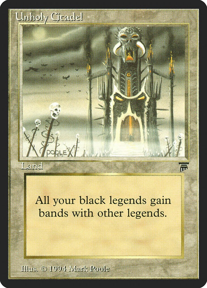 Unholy Citadel - Legends - Magic: The Gathering