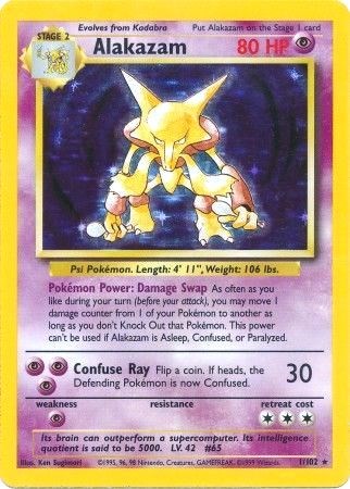 Master Alakazam GX pokemon card -  Portugal