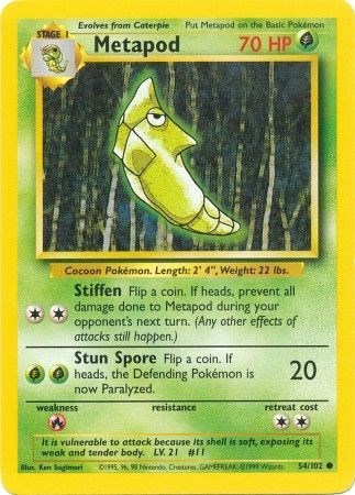 Metapod card artwork