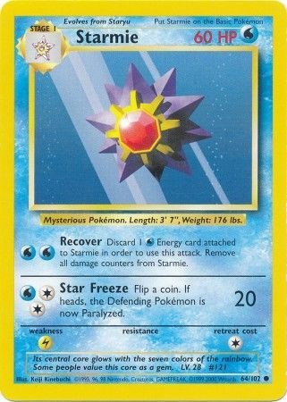 Starmie card artwork