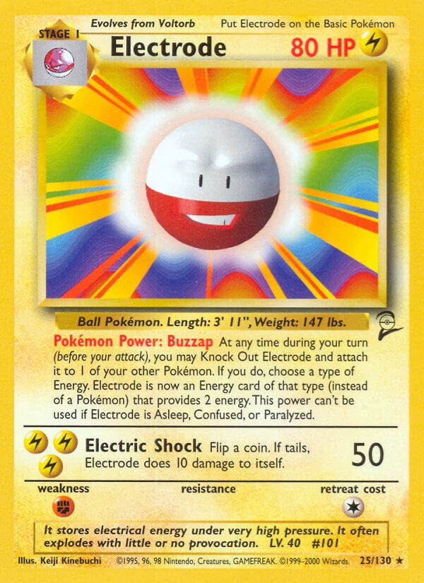 Electrode card artwork