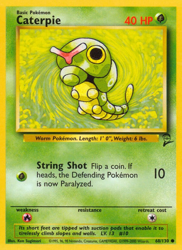 Caterpie card artwork