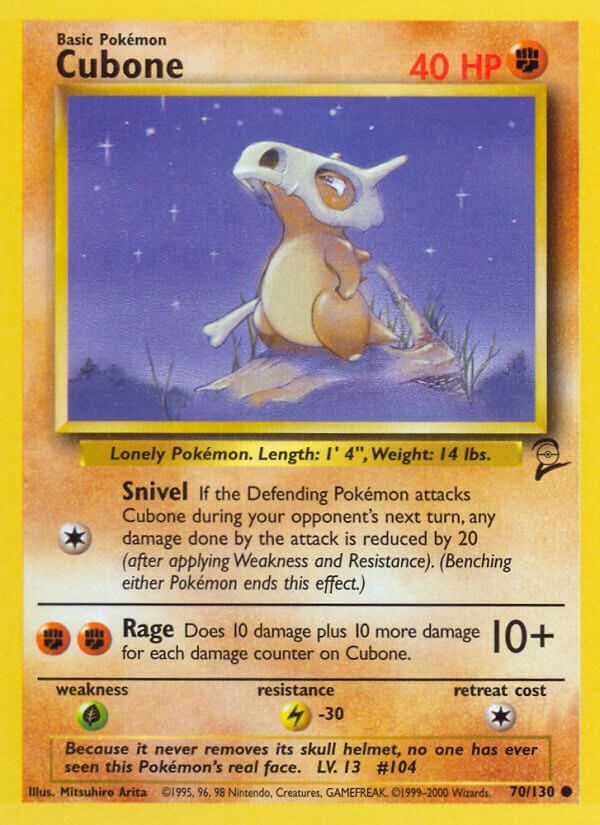 Cubone card artwork