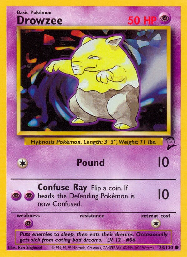 Drowzee card artwork
