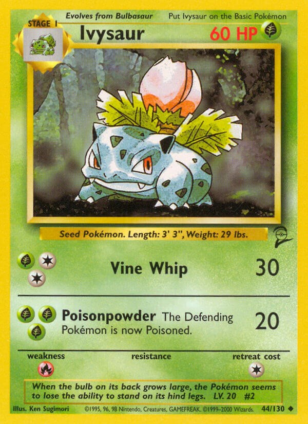 Ivysaur card artwork