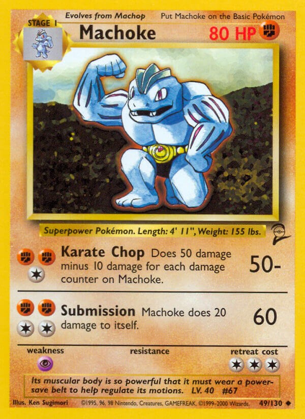 Machoke card artwork
