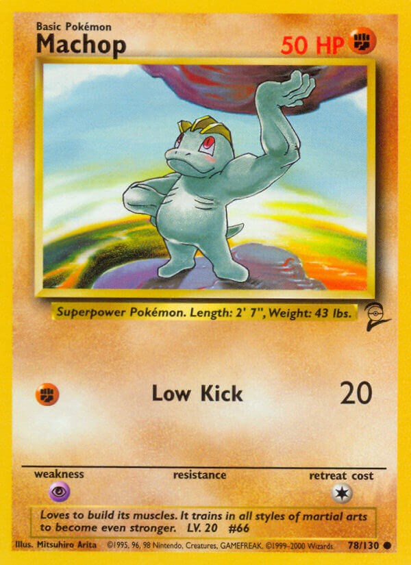 Machop card artwork
